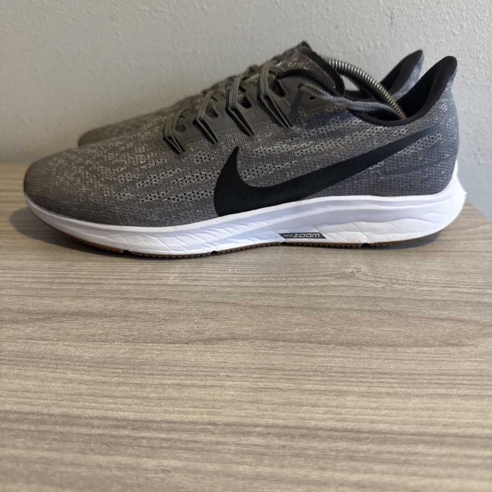 Nike Air Zoom Pegasus 36 Gunsmoke Gray Men's Size 12 Running Shoes AQ2203-001